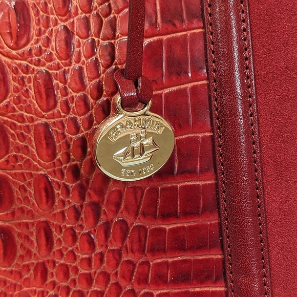 ***NWOT*** Brahmin Julian in Lava Pampas - Picture 3 of 9